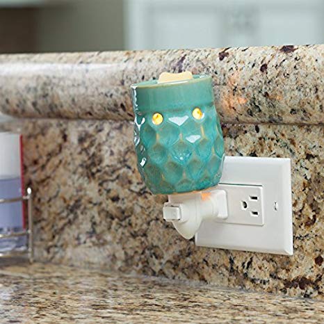Honeycomb Turquoise Plug-In Warmer