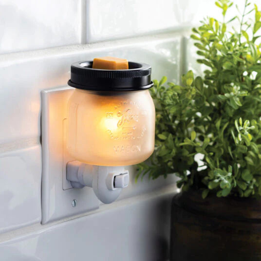 Glass Mason Jar Plug-In Warmer