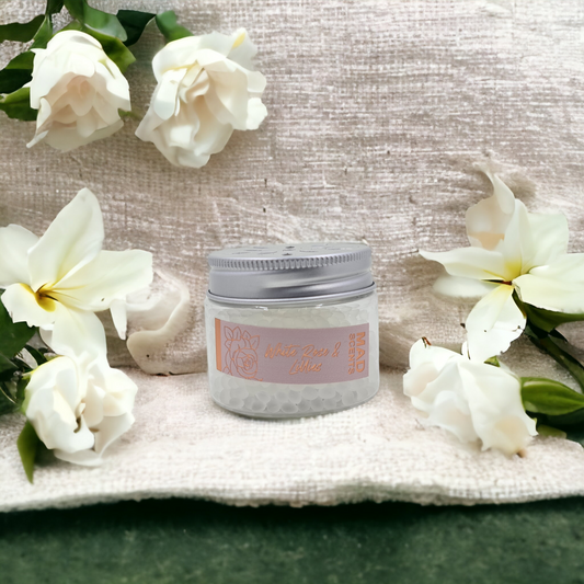 White Rose & Lillies - Aroma Bead Jar