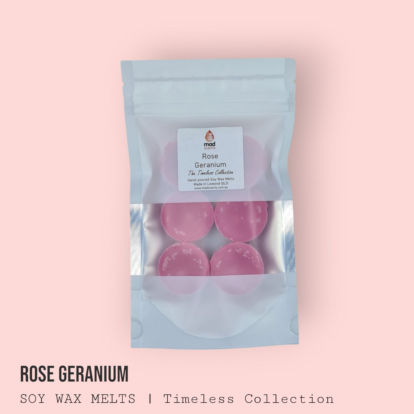 Rose Geranium - Standard Melt (6pack)