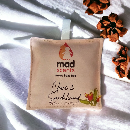 Clove & Sandalwood - Aroma Fragrance Bead Bag