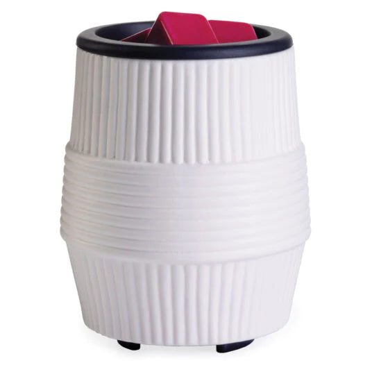 Porcelain Ridges - Flip Dish Electric Wax Melt Warmer