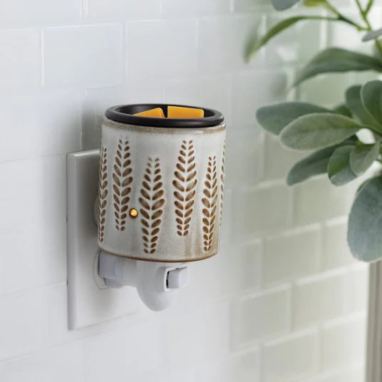 Wheat & Ivory Flip Dish Plug-In Warmer