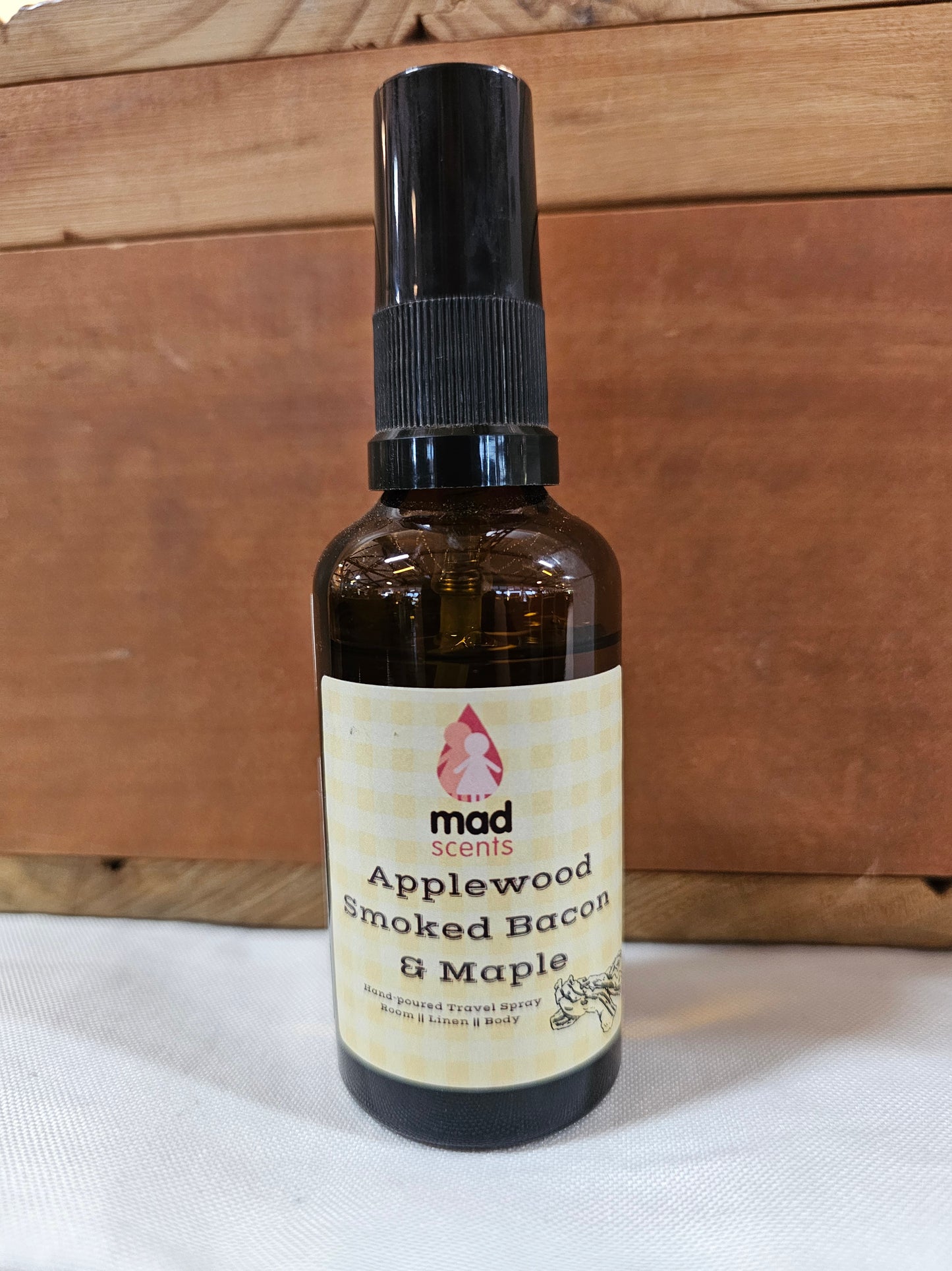 Applewood Smoked Bacon & Maple Room Linen Body Spray (50ml)