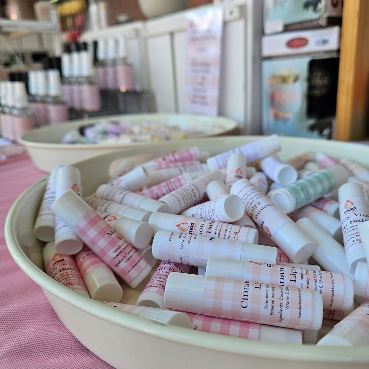 Peach Lip Balm (Vegan)