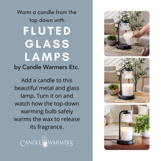Fluted Candle Warmer