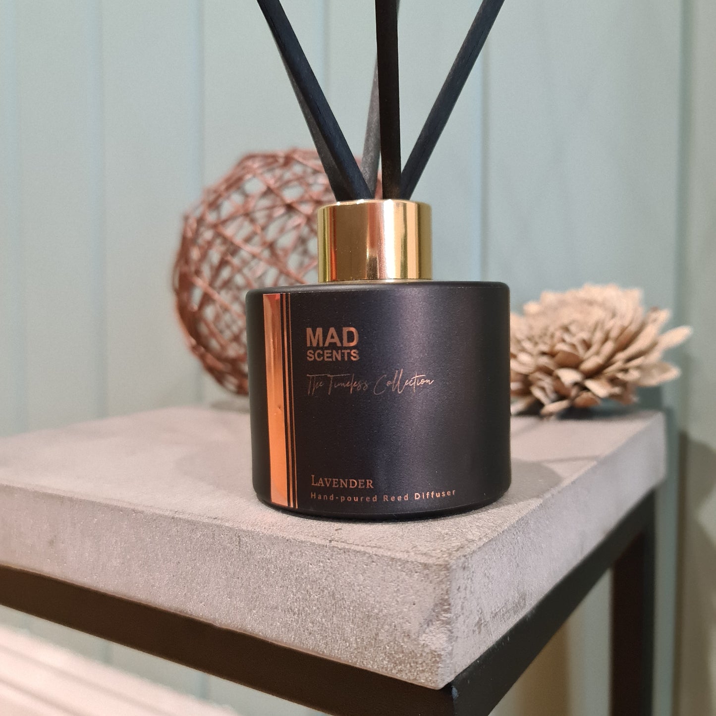 Lavender - Timeless Matte Black Reed Diffuser (120ml)
