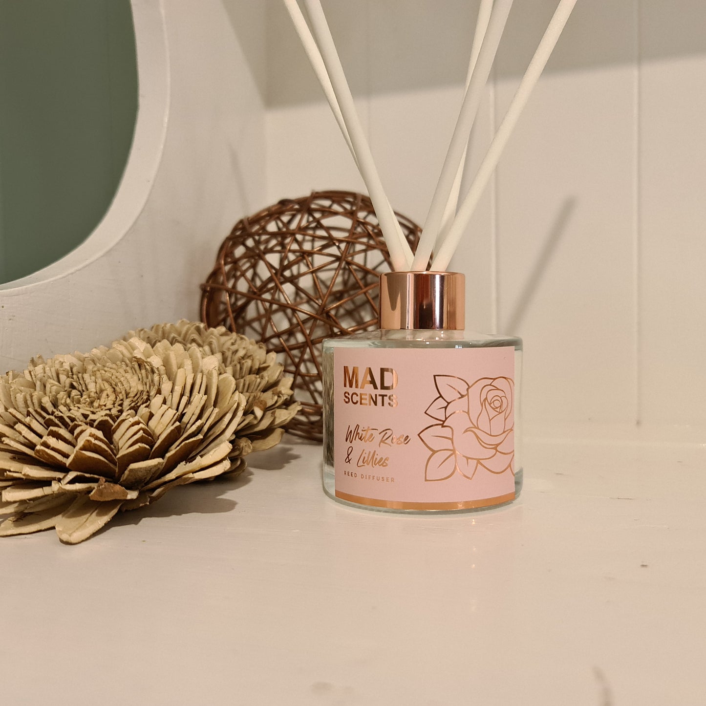 White Rose & Lillies - Classic Reed Diffuser 120ml