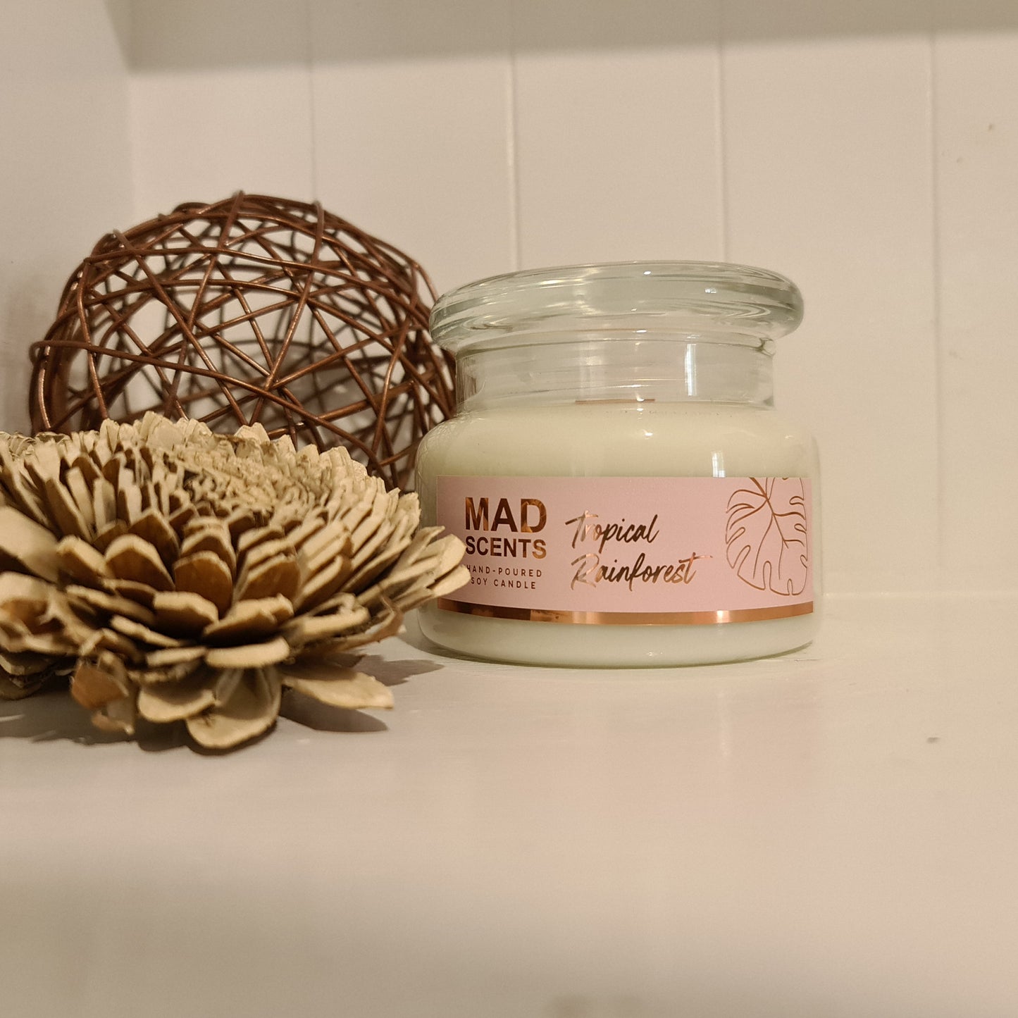 Tropical Rainforest - Classic Wood Wick Candle