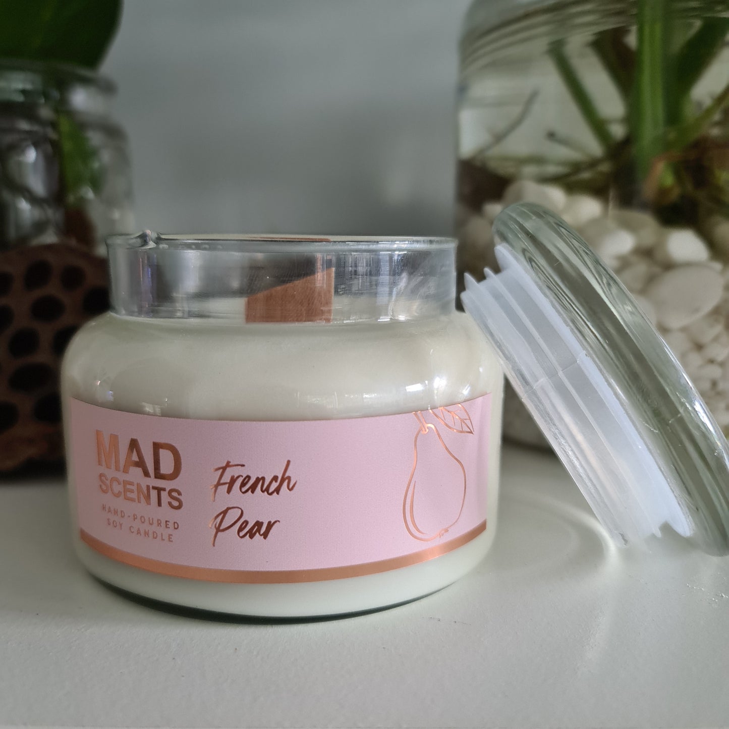 French Pear- Classic Wood Wick Candle