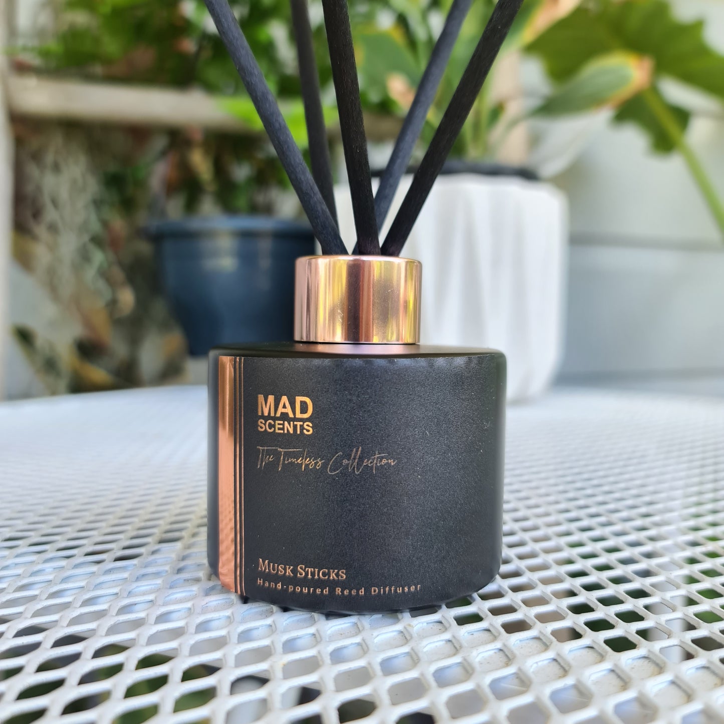 Musk Sticks - Timeless Matte Black Reed Diffuser (120ml)