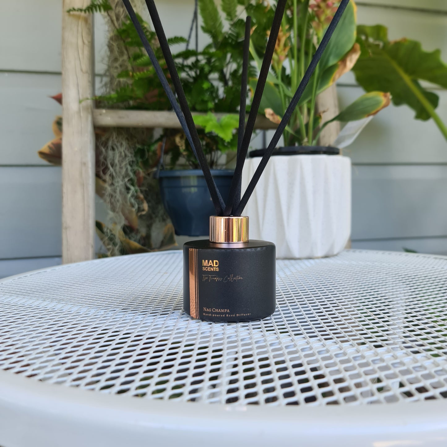 Nag Champa - Timeless Matte Black Reed Diffuser (120ml)