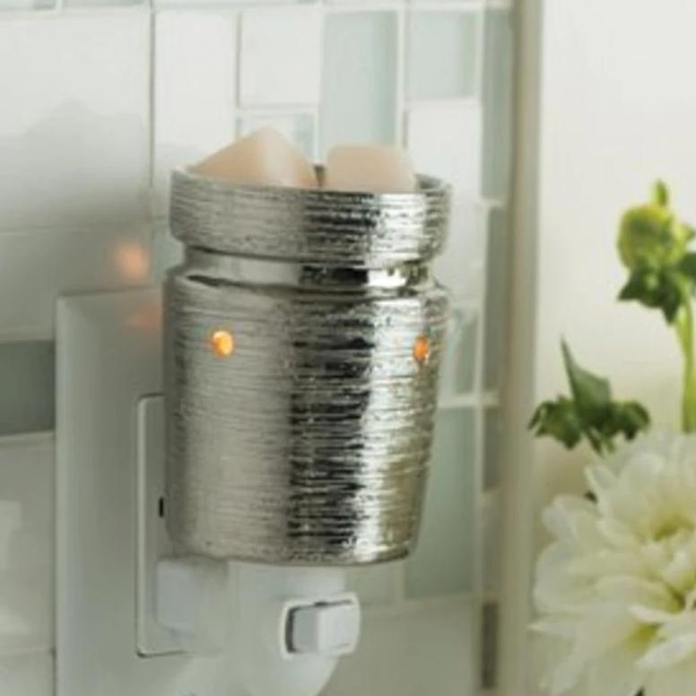 Brushed Chrome - Plug-In Warmer