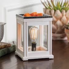 Weathered White Edison Electric Warmer