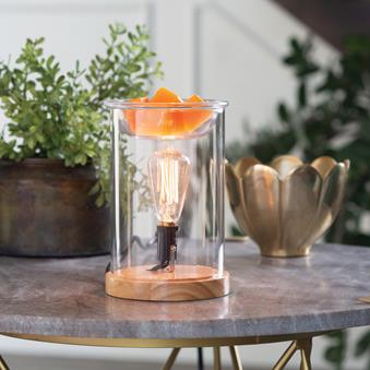 Wood & Glass Edison Electric Warmer