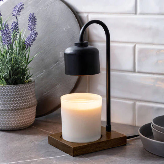 Arched Black Candle Warmer Lamp
