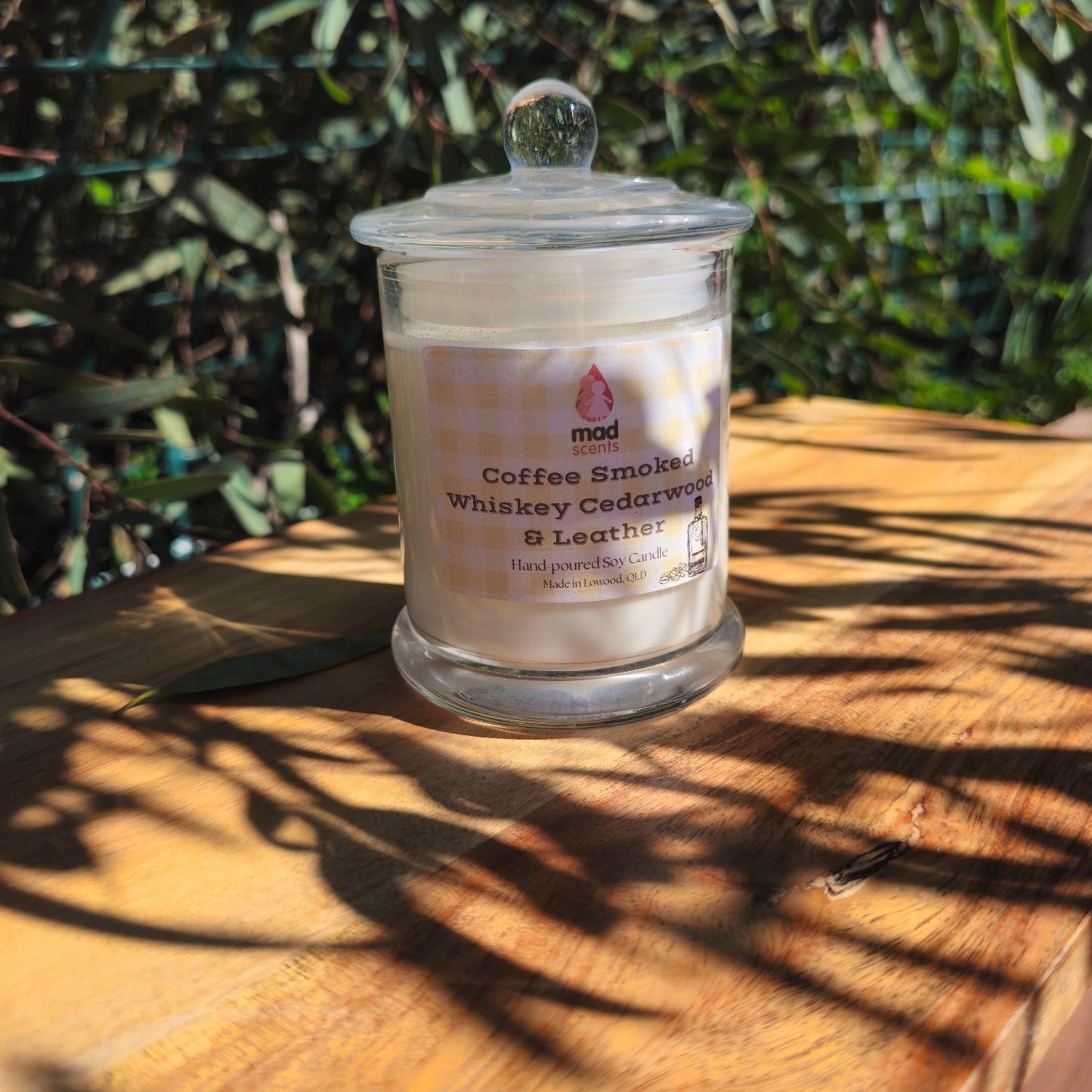 Coffee Smoked Whiskey Cedarwood & Leather - Mid WW Candle