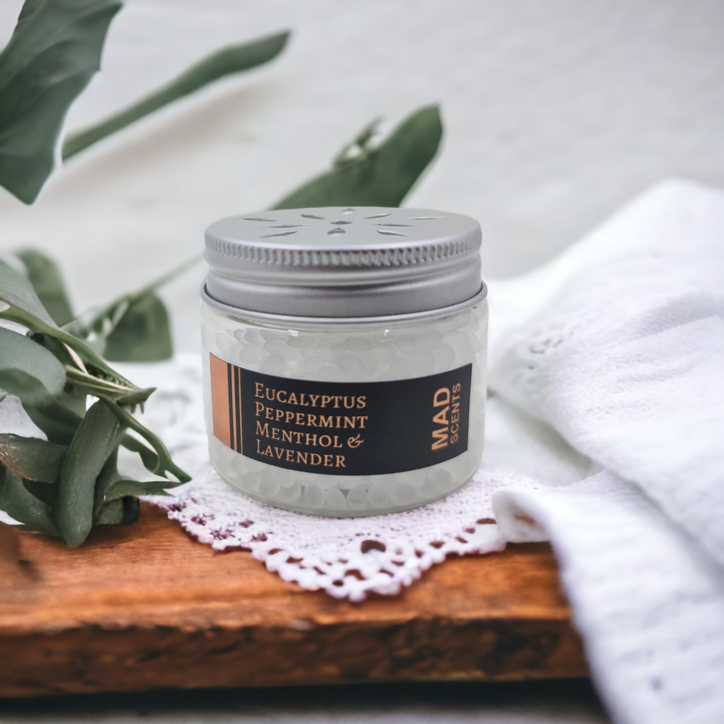 Eucalyptus Peppermint Menthol & Lavender - Aroma Bead Jar