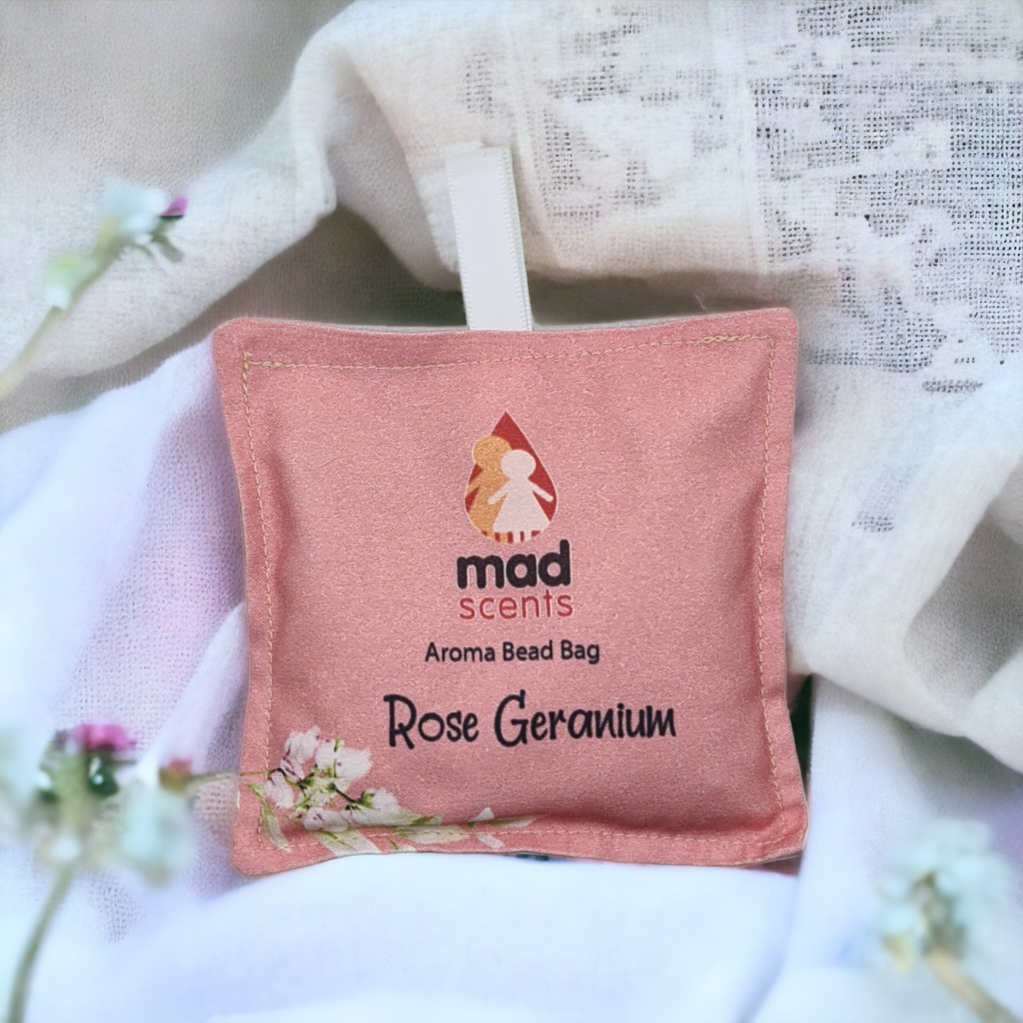 Rose Geranium - Aroma Fragrance Bead Bag