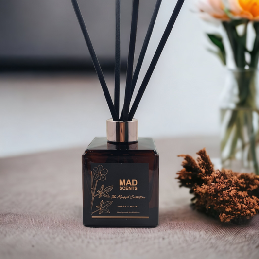 Bergamot Rose Patchouli & Sandalwood - Modish Reed Diffuser (120ml)