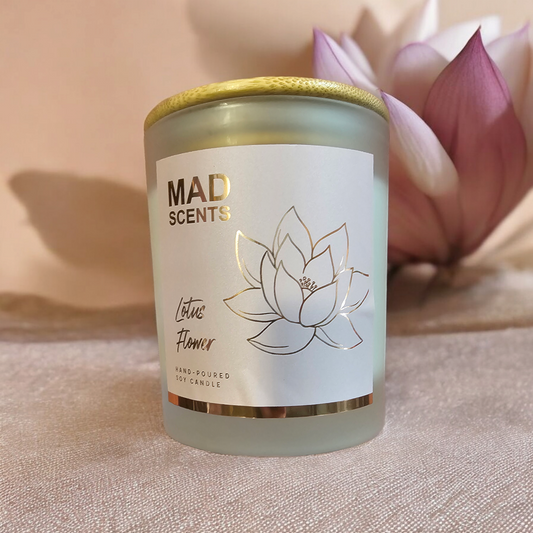 Lotus Flower - Classic Frosted Candle