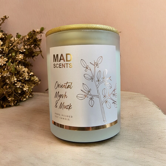 Oriental Myrrh & Musk - Classic Frosted Candle