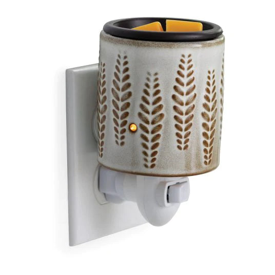 Wheat & Ivory Flip Dish Plug-In Warmer
