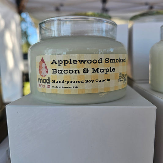 Applewood Smoked Bacon & Maple -  Wood Wick Candle