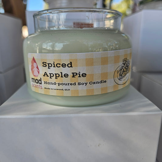 Spiced Apple Pie -  Wood Wick Candle
