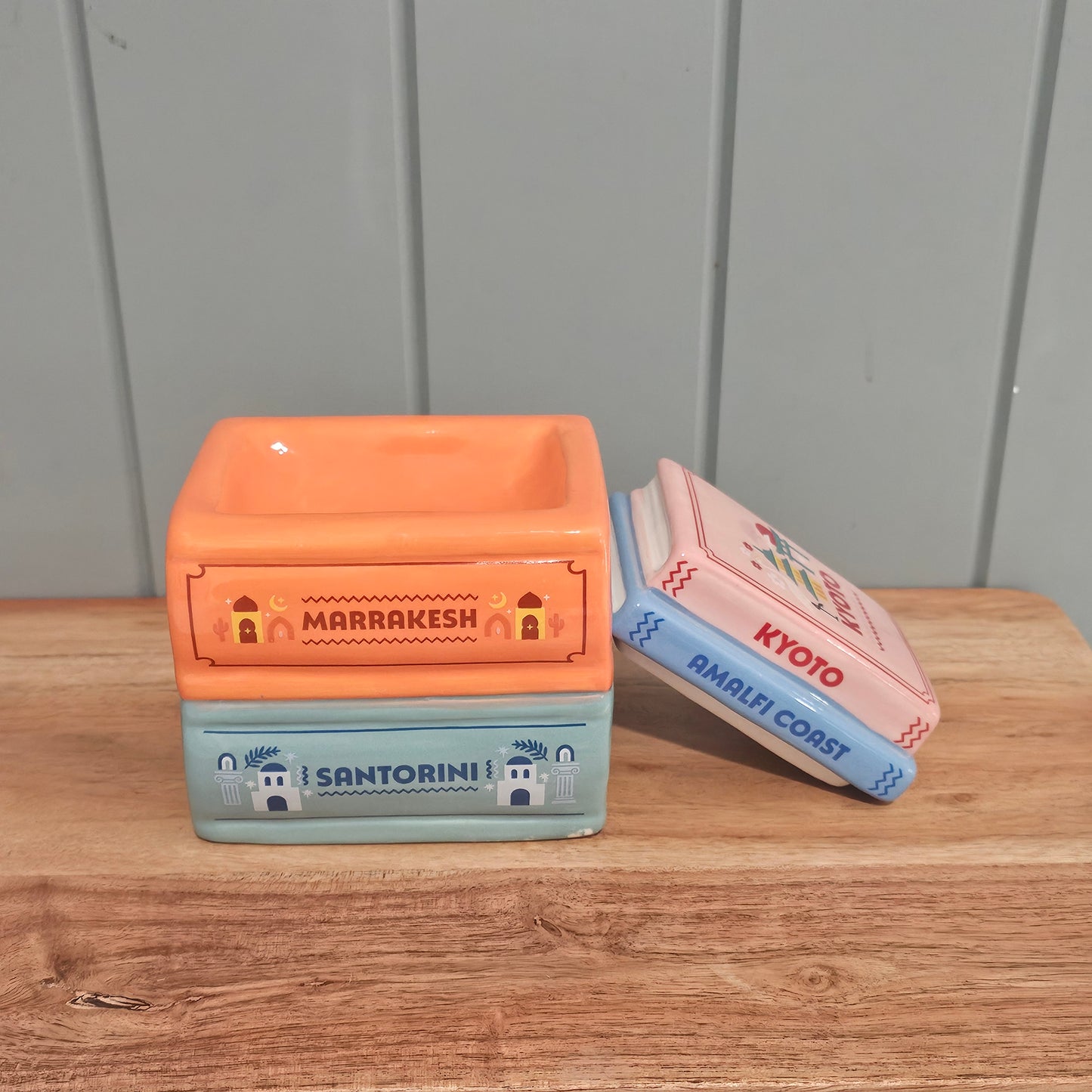 Travel Book Stack Oil Burner