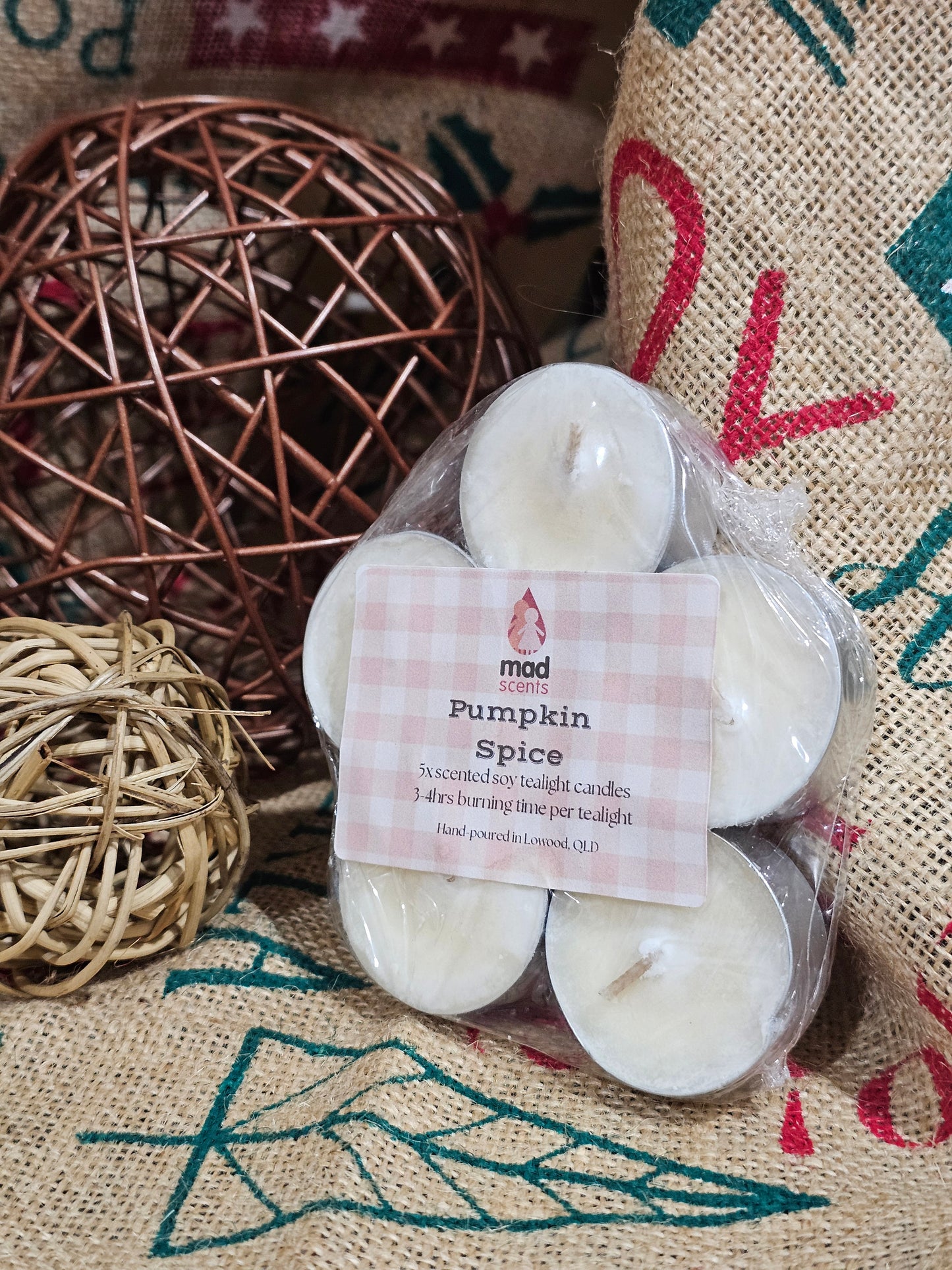 Standard Tealights - 5pack (Seasonal Fragrances)