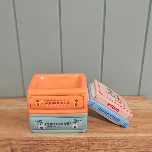 Travel Book Stack Oil Burner