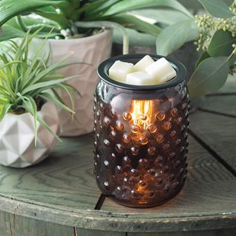 Smoky Hobnail Edison Electric Warmer