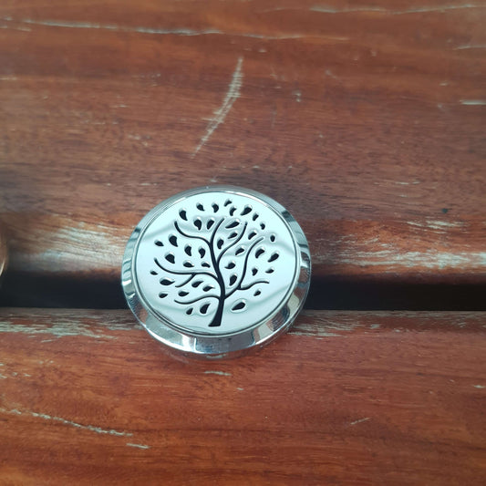 Tree of Life - Silver car vent diffuser + fragrance oil